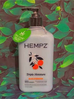 Brand New Look Hempz Triple Moisturizer 17oz Body Moisture